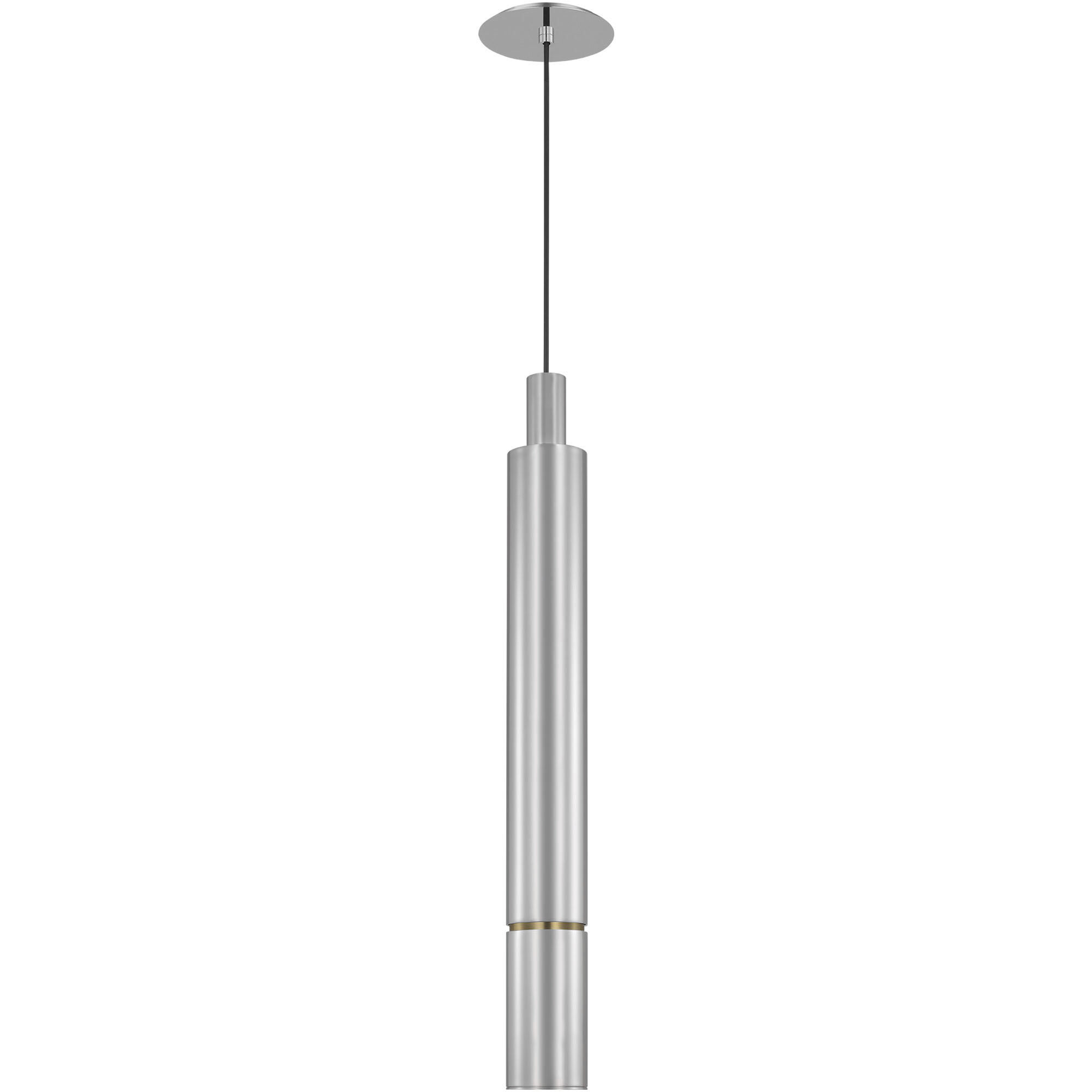 Mick De Giulio Sottile LED 3 inch Polished Stainless Steel Line-Voltage Pendant Ceiling Light
