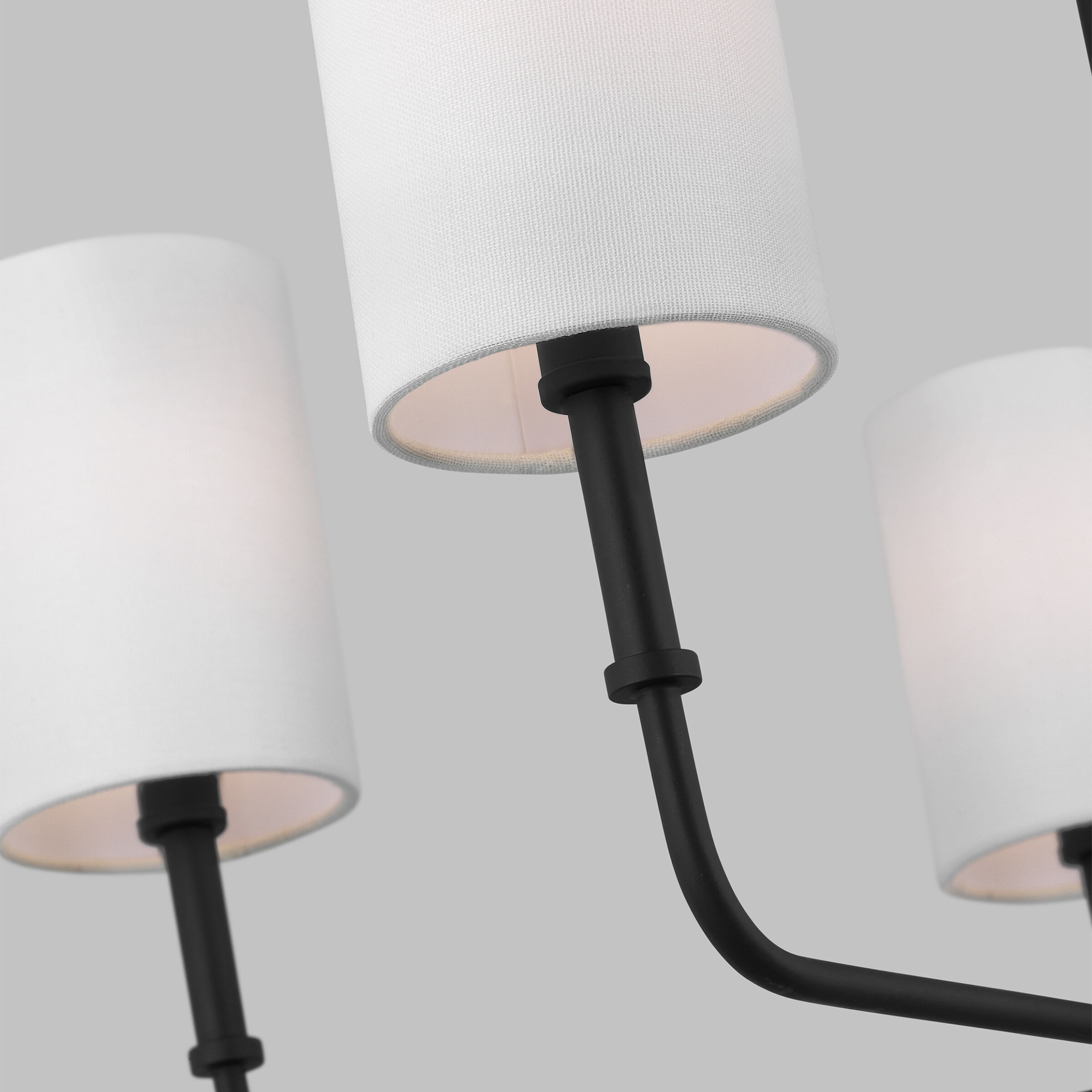 Foxdale 5 Light 26 inch Midnight Black Chandelier Ceiling Light