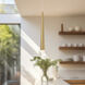 Mina LED 2.75 inch Brushed Gold Pendant Ceiling Light