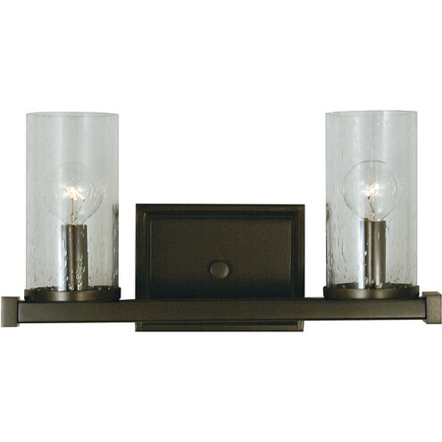 Compass 2 Light 15 inch Polished Nickel Sconce Wall Light
