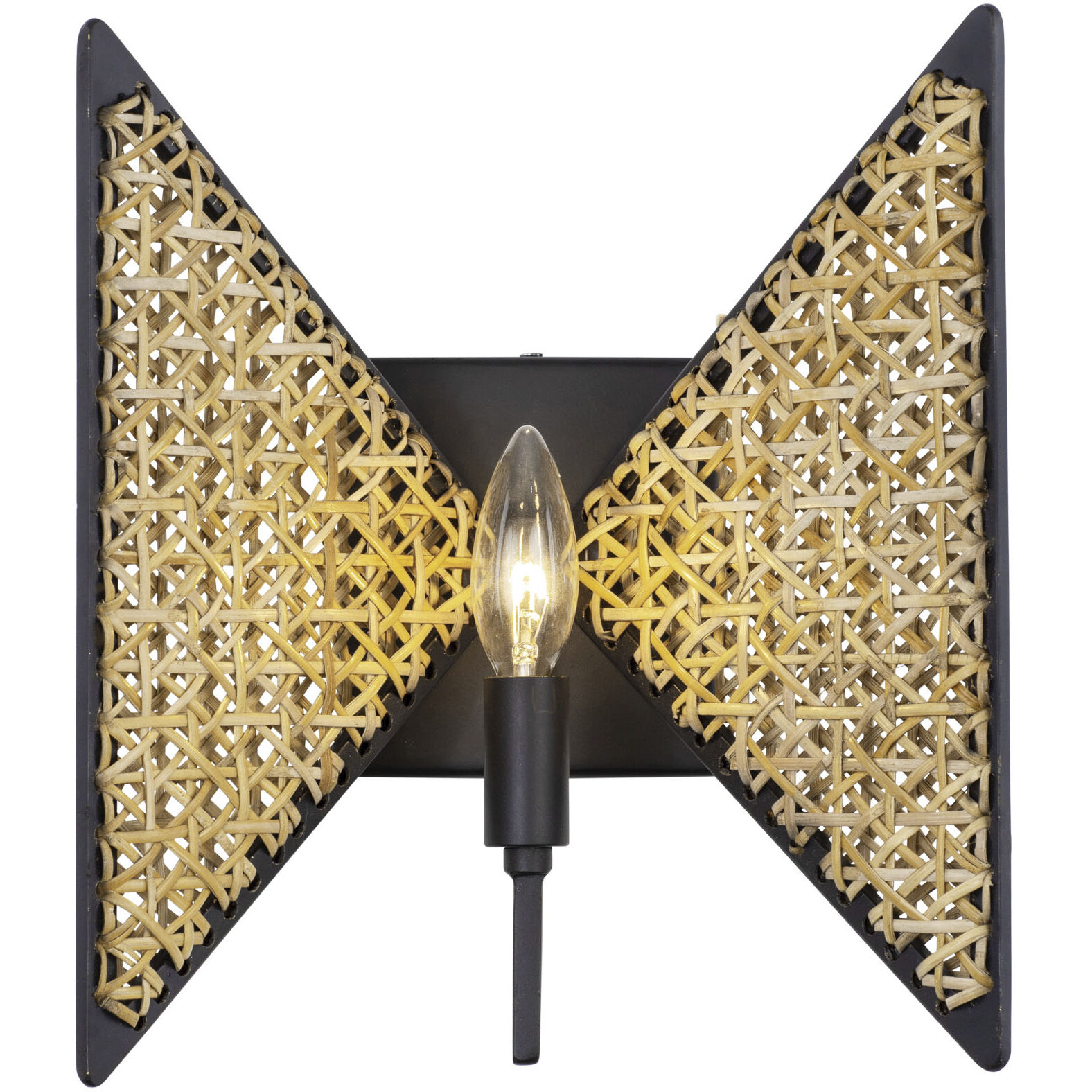 Machina 1 Light 10.75 inch Matte Black with Sulihiya Wall Sconce Wall Light, Smithsonian Collaboration
