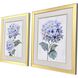 Pretty in Purple Purple and Green and Gray Framed Art