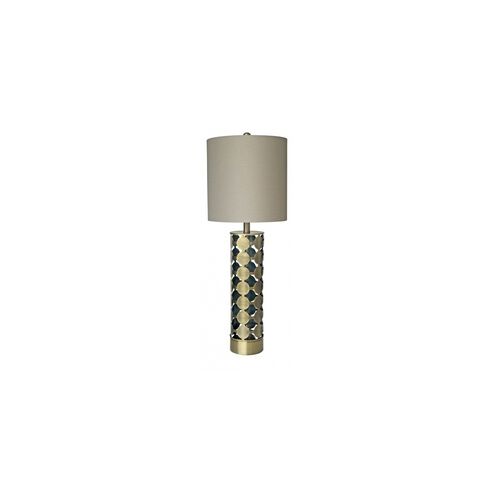 Canada 18 inch 100.00 watt Antique Brass Table Lamp Portable Light