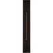 Torre 35.75 inch Sand Black Outdoor Wall Sconce