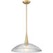 Lunelle 1 Light 18 inch Modern Gold Pendant Ceiling Light