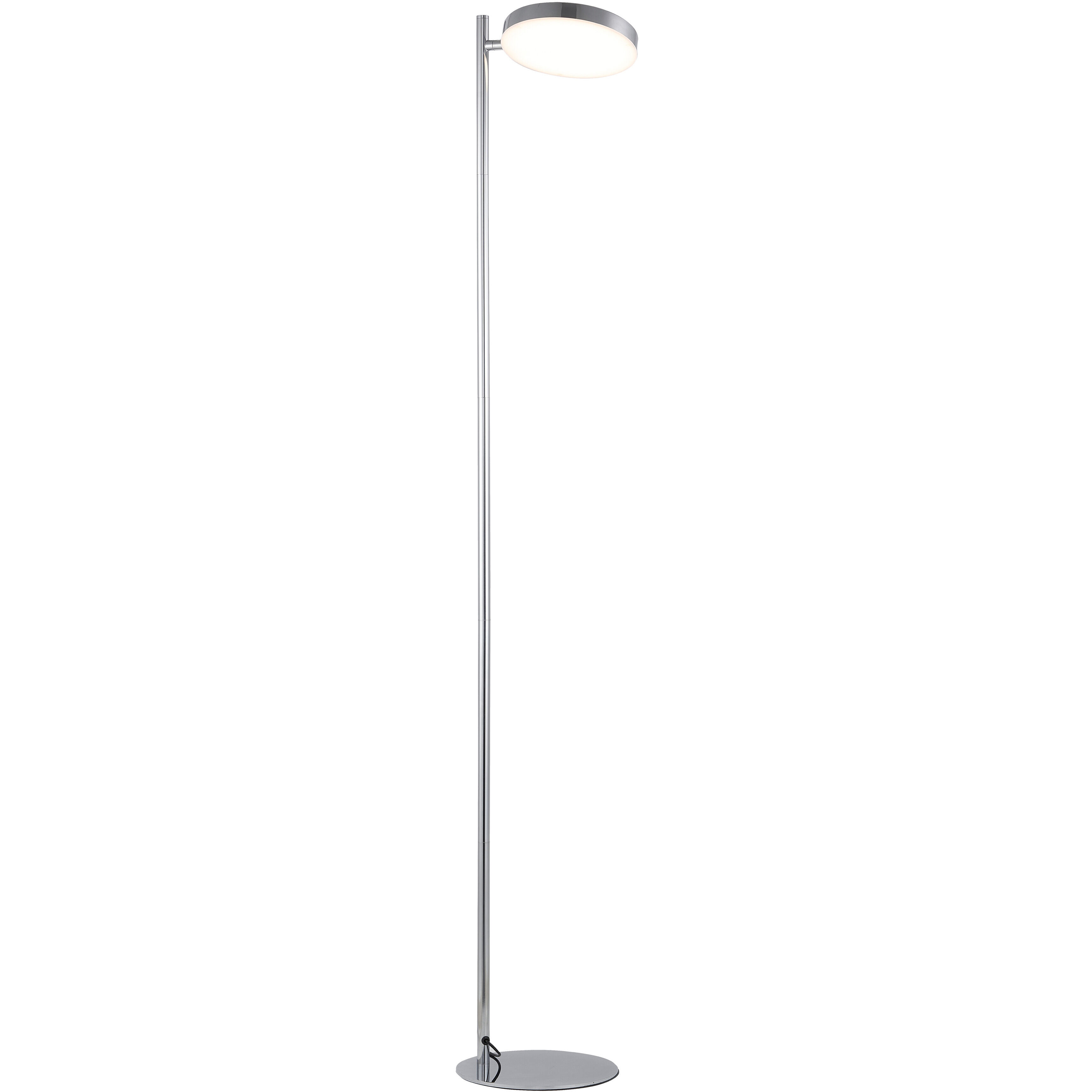 Fia 60.5 inch 30.00 watt Satin Chrome Floor Lamp Portable Light