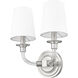 Katerina Wall Sconce Wall Light in Brushed Nickel