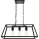 Resolute 3 Light 25 inch Black Pendant Ceiling Light