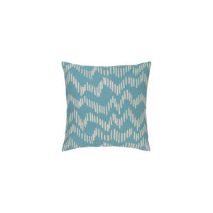 Somerset 20 X 20 inch Aqua and Beige Throw Pillow