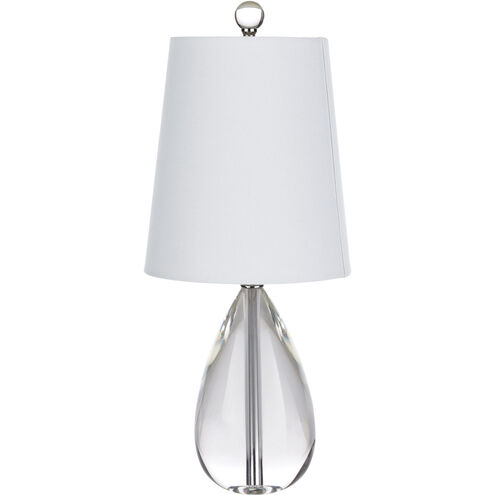 Hayes 19 inch 60 watt White Table Lamp Portable Light