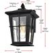 Bodine 1 Light 11.5 inch Black Outdoor Wall Sconce