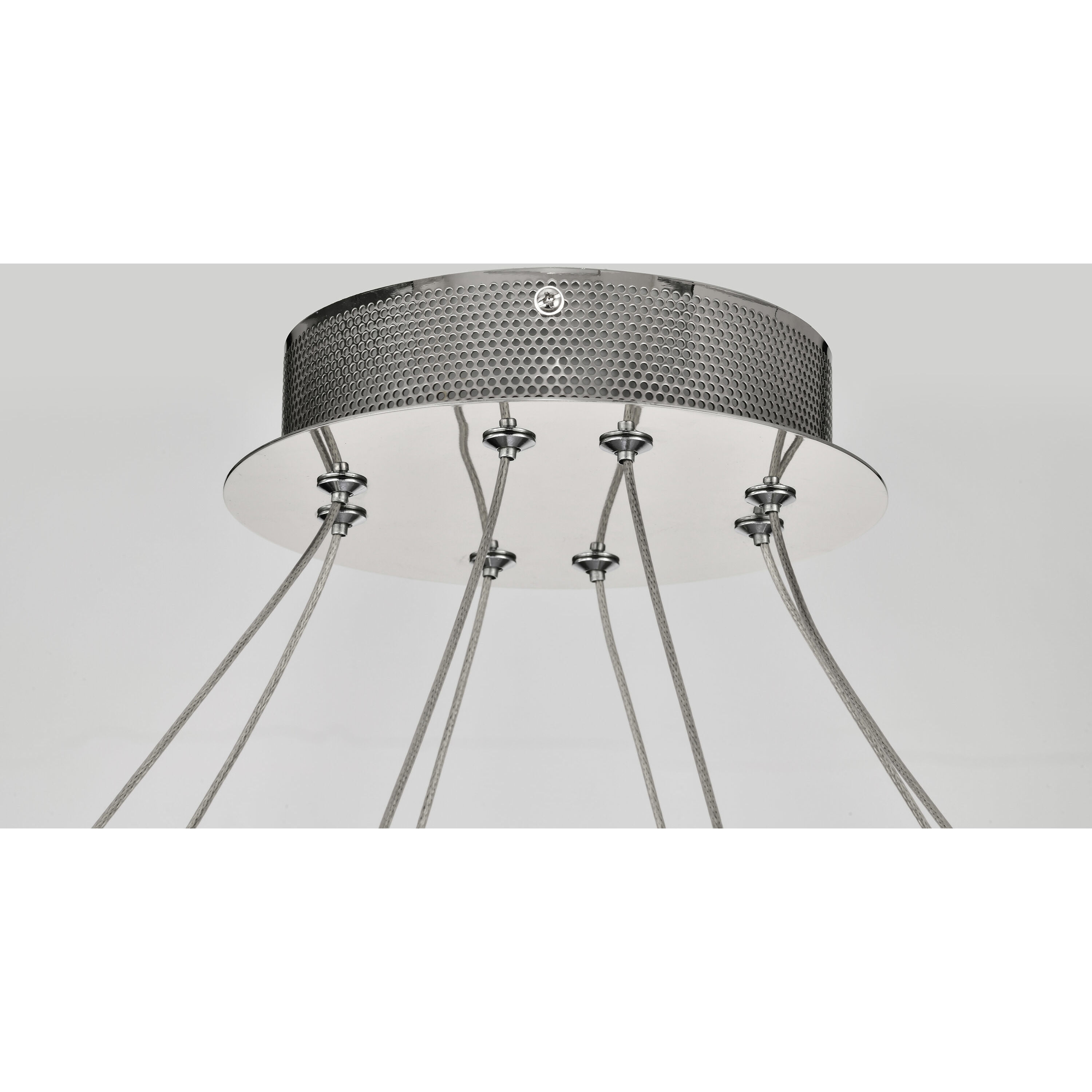 Sylas LED 20.1 inch Polished Nickel Pendant Ceiling Light