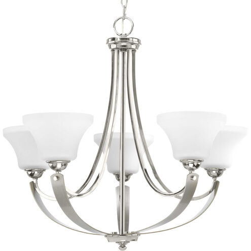 Noma 5 Light 28.5 inch Polished Nickel Chandelier Ceiling Light, Design Series