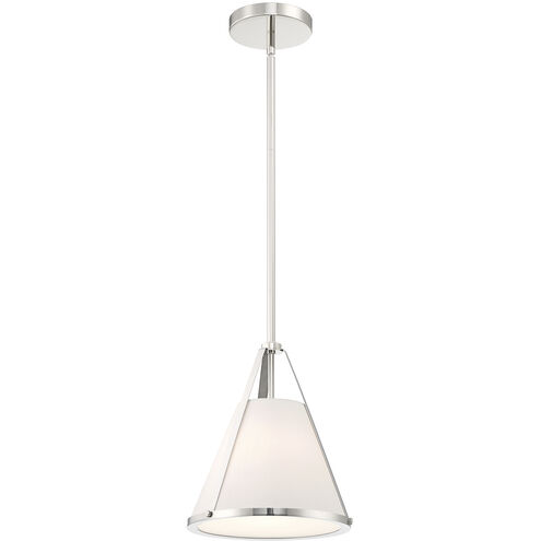 Fulton 1 Light 9.25 inch Polished Nickel Pendant Ceiling Light