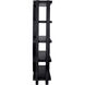 Riviera Checkmate Black Bookshelf
