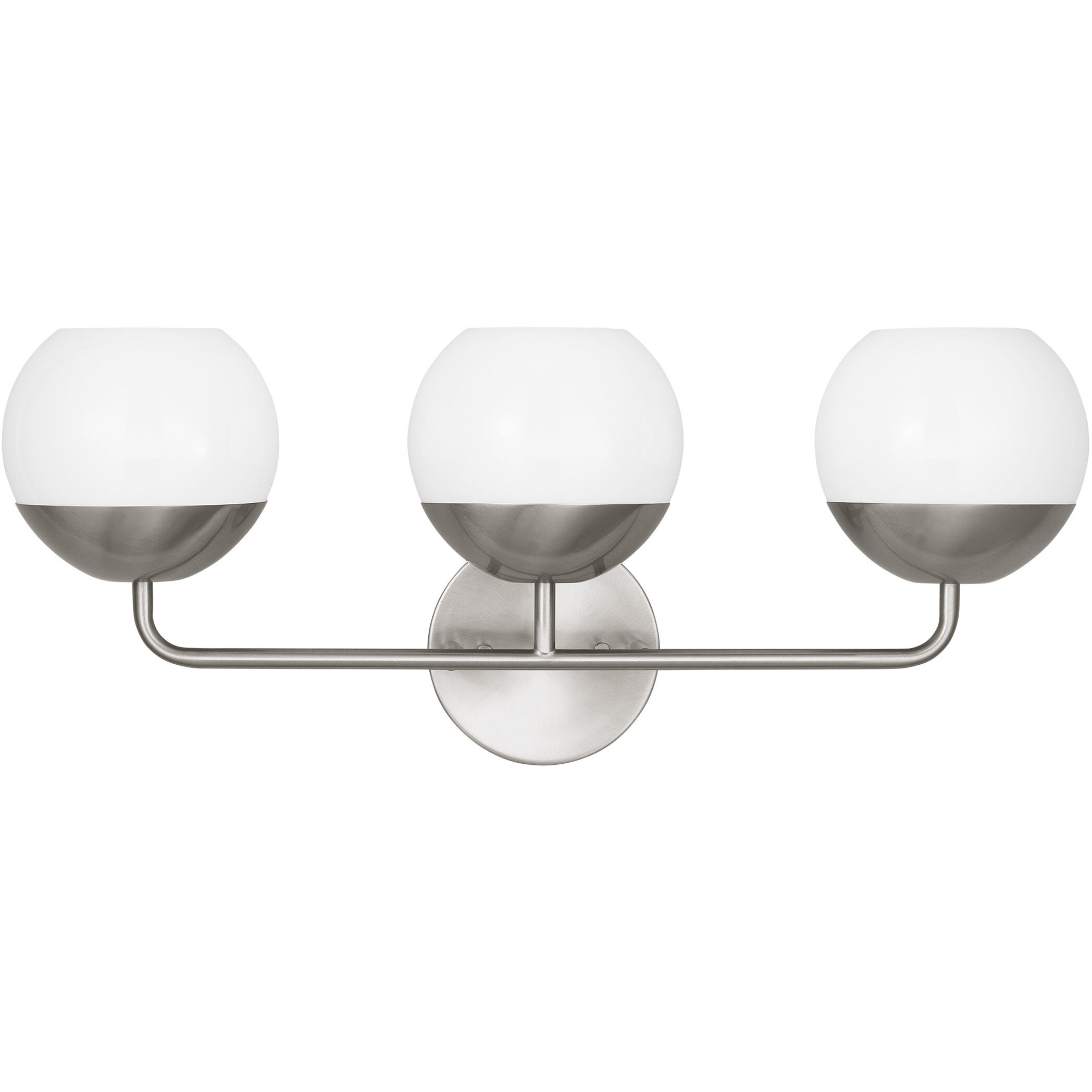 Alvin 3 Light 24.13 inch Brushed Nickel Bath Vanity Wall Light