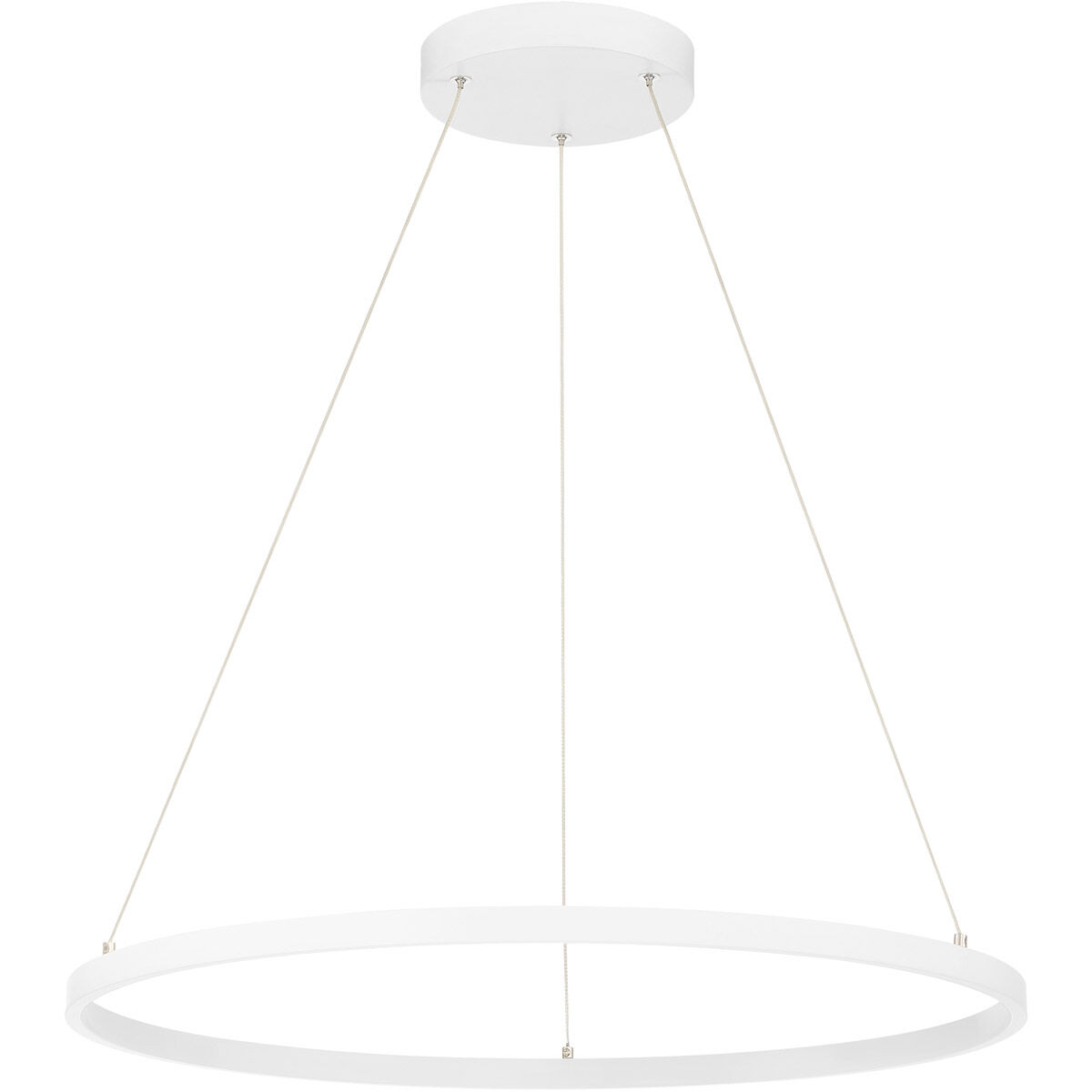 Anello LED 16 inch Matte White Pendant Ceiling Light
