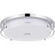 Kolson 1 Light 20 inch Chrome Flush Mount Ceiling Light