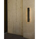 Torre 35.75 inch Sand Black Outdoor Wall Sconce