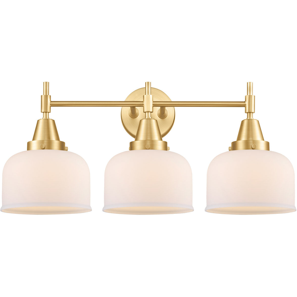 Caden 3 Light 26 inch Satin Gold Bath Vanity Light Wall Light