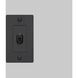 1G Toggle 120-277 Black Light Switch