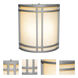 Artemis 2 Light 12 inch Satin Outdoor Wall