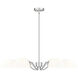 Breton 6 Light 39 inch Brushed Nickel Chandelier Ceiling Light