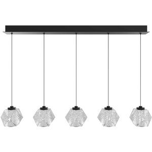 Beluga LED 6 inch Black Multi Port Pendant Ceiling Light