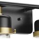 Beckner 2 Light 14.62 inch Matte Black Bath Light Wall Light
