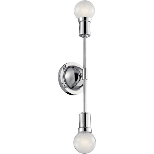 Armstrong 2 Light 5 inch Chrome Wall Bracket Wall Light