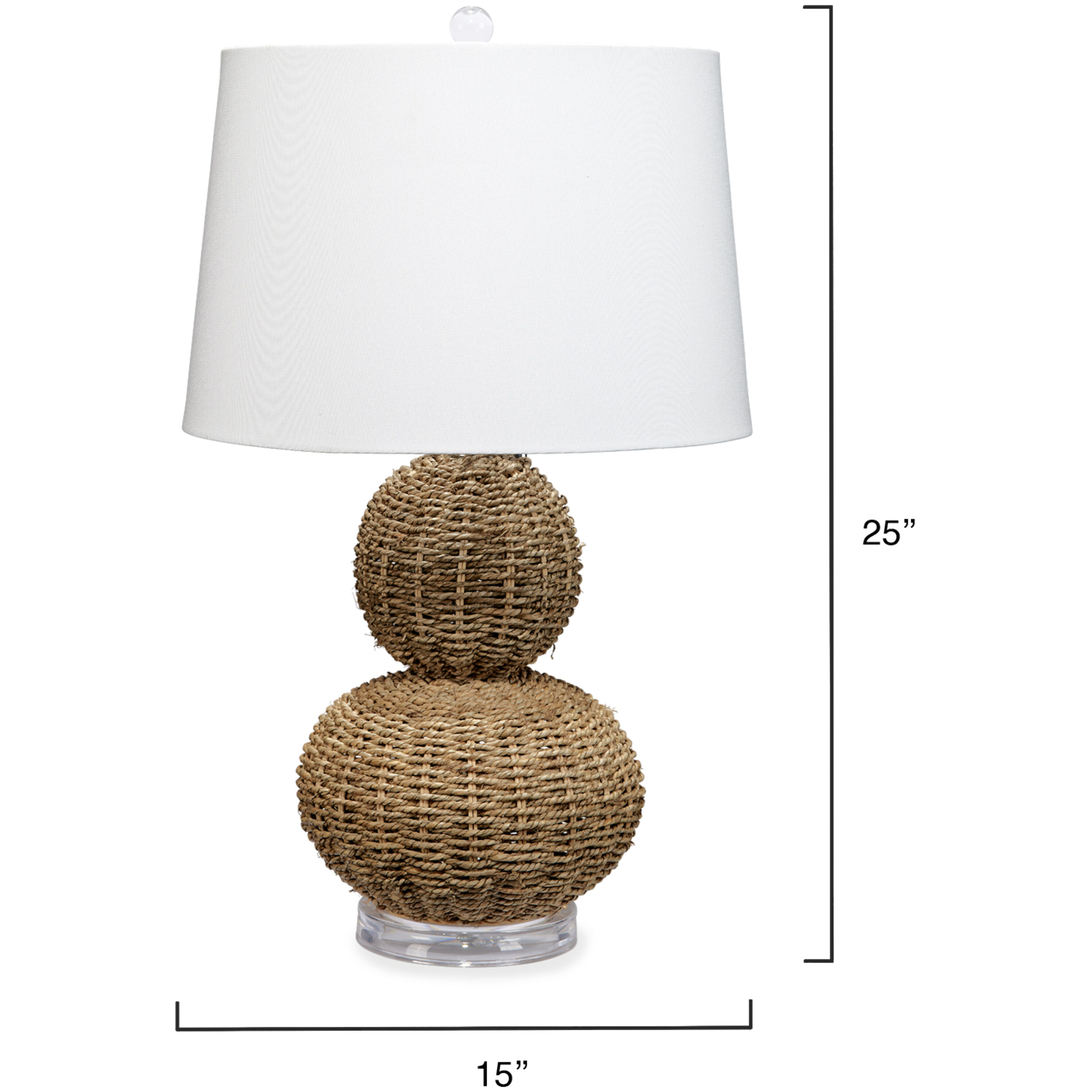 Sebastian 25 inch 150.00 watt Natural Table Lamp Portable Light