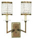 Grammercy 2 Light 14 inch Hand Painted Palacial Bronze Wall Sconce Wall Light