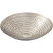 Maze Etched 5.00 inch  X 19.00 inch Decorative Bowl