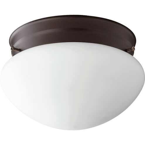 Mushroom 1 Light 7 inch Oiled Bronze Flush Mount Ceiling Light