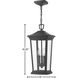 Bromley LED 10 inch Museum Black Outdoor Hanging Lantern