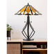Evelyn 28 inch 60.00 watt Tiffany Bronze Table Lamp Portable Light