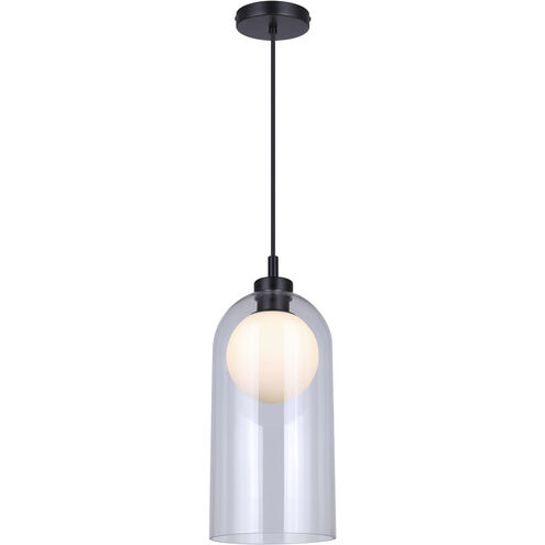 Pelia 1 Light 7 inch Black Pendant Ceiling Light