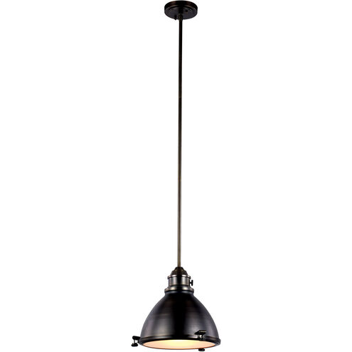 Performance 1 Light 13 inch Weathered Bronze Pendant Ceiling Light