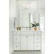 Sylvan 3 Light 23.25 inch Brushed Nickel Bathroom Vanity Light Wall Light