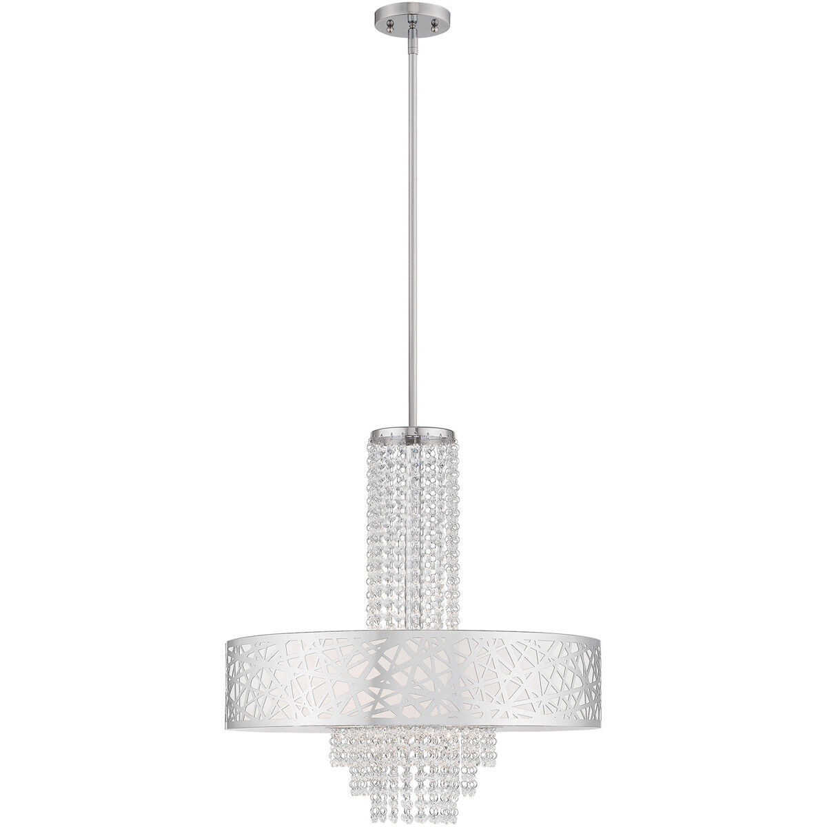 Allendale 5 Light 22 inch Polished Chrome Pendant Chandelier Ceiling Light