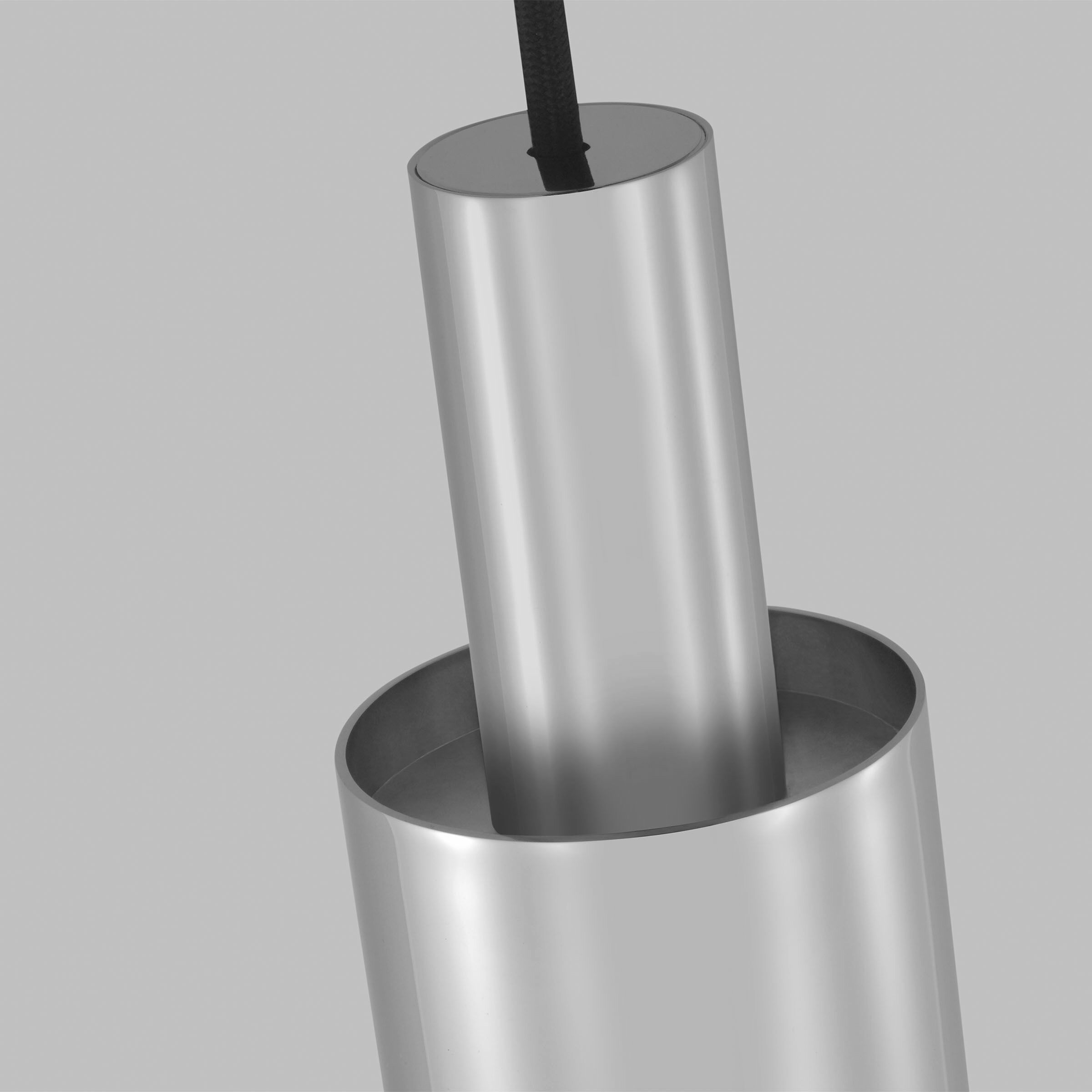 Mick De Giulio Sottile LED 3 inch Polished Stainless Steel Line-Voltage Pendant Ceiling Light