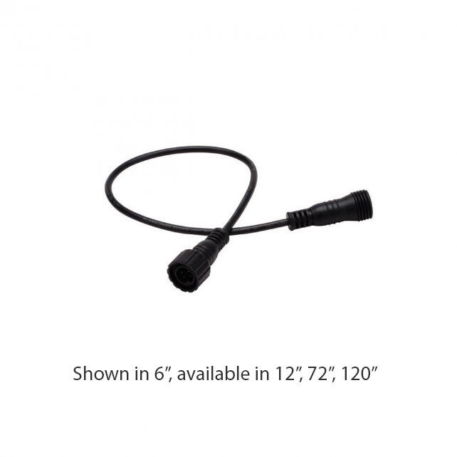 InvisiLED PRO 0.75 inch Black Outdoor LED Strip Lighting in 72in., Outdoor Strip Light 24V Accessories, WAC Lighting