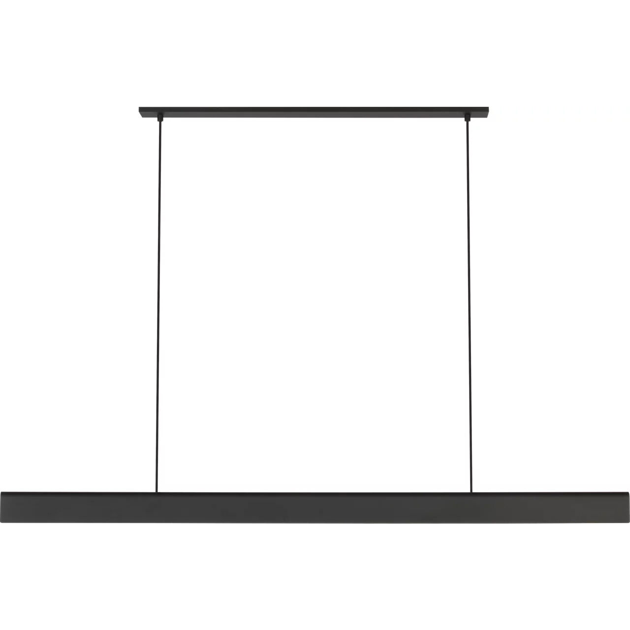 Peter Bristol Cloak LED 60 inch Nightshade Black Linear Chandelier Ceiling Light