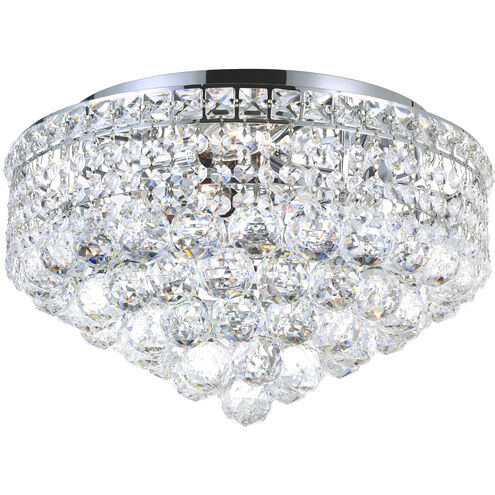 Luminous 5 Light 16 inch Chrome Flush Mount Ceiling Light