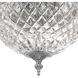 Radley 2 Light 10 inch Polished Chrome Flush Ceiling Light