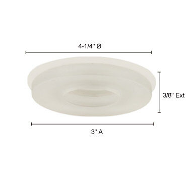 Signature Frosted Recessed Lighting Trim