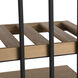 Anita 76.8 X 31.5 X 16.9 inch Black Shelf
