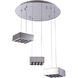 Canada LED 18 inch Chrome Pendant Ceiling Light
