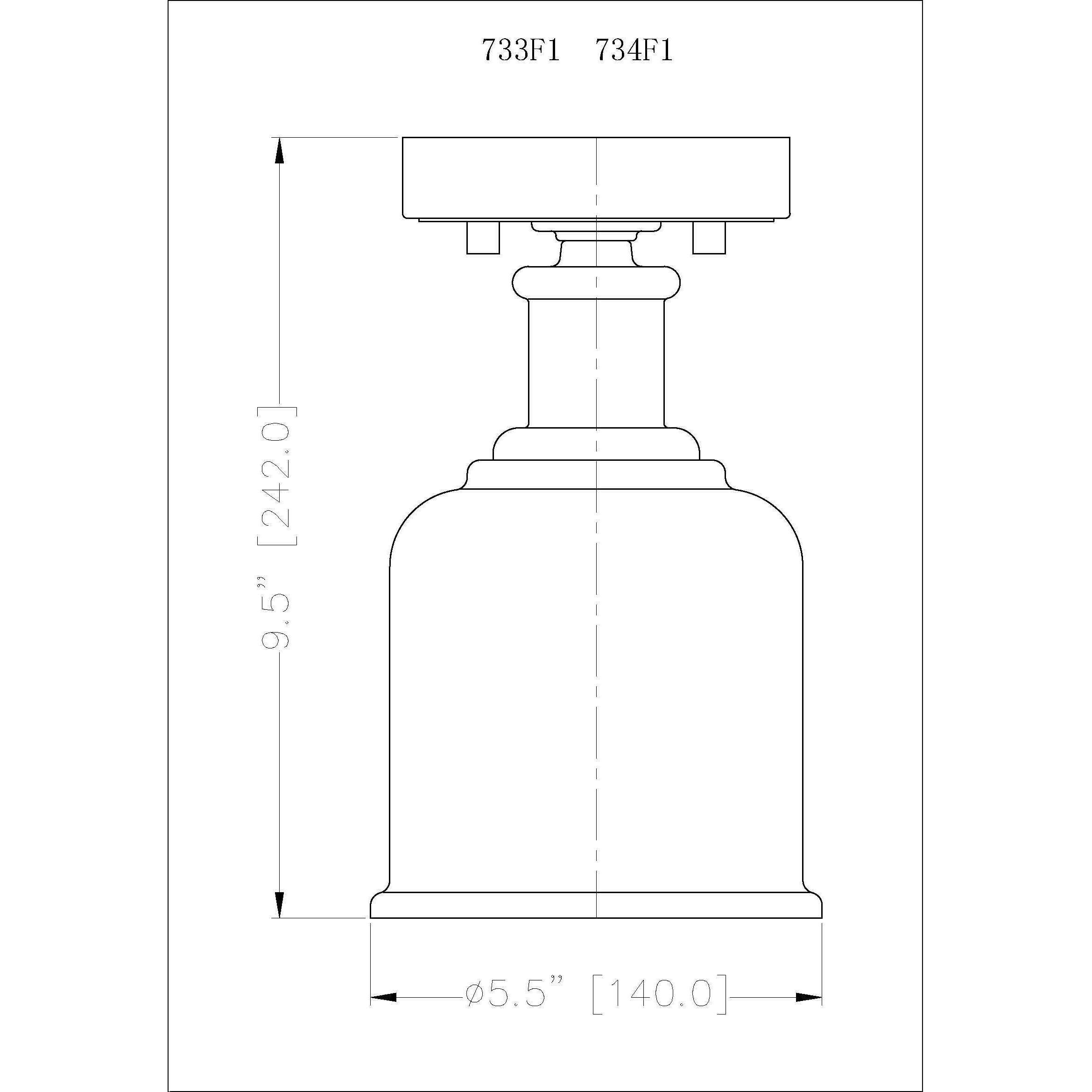 Bryant 1 Light 5.5 inch Matte Black Flush Mount Ceiling Light