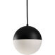 Monae Pendant Ceiling Light in Black